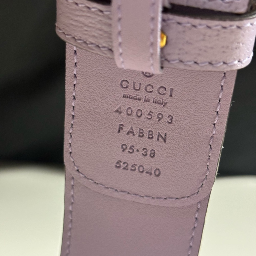 Gucci Women Size Marmont Jumbo GG Canvas Wide Belt - Picture 6 of 8